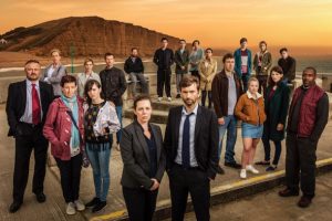 ITV

BROADCHURCH 
SERIES 3


Pictured L-R:
CHARLIE HIGSON as Ian,CAROLYN PICKLES as Maggie,JULIE HESMONHALGH as Trish,SARAH PARISH as Cath,HANNAH MILLWARD as Leah, MARK BAZELEY as Jim,JIM HOWICK as Aaron,OLIVIA COLMAN as DS Ellie Miller,SEBASTIAN ARMESTO as Clive,DEON WILLIAMS as Michael,DAVID TENNANT as DI Alec Hardy,BECKY BRUNNING as Lindsay,GEORGINA CAMPBELL as DC Katie Harford,ANDREW BUCHAN as Mark,ADAM WILSON as Tom,CHARLOTTE BEAUMONT as Chloe,HANNAH RAE as Daisy, JODIE WHITTAKER as Beth,CHRIS MASON as Leo and LENNYHENRY as Ed.
This photograph is (C) ITV Plc and can only be reproduced for editorial purposes directly in connection with the programme or event mentioned above. Once made available by ITV plc Picture Desk, this photograph can be reproduced once only up until the transmission [TX] date and no reproduction fee will be charged. Any subsequent usage may incur a fee. This photograph must not be manipulated [excluding basic cropping] in a manner which alters the visual appearance of the person photographed deemed detrimental or inappropriate by ITV plc Picture Desk.  This photograph must not be syndicated to any other company, publication or website, or permanently archived, without the express written permission of ITV Plc Picture Desk. Full Terms and conditions are available on the website www.itvpictures.com

For further information please contact:
Patrick.smith@itv.com 0207 1573044